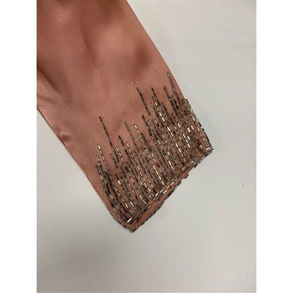 Vintage Silk Beaded Dress - Picture 3 of 9